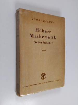 H. A. Lorentz : Höhere Mathematik fur den Praktiker : an ...