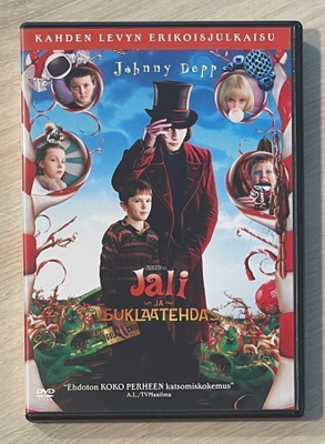 Tim Burton: JALI JA SUKLAATEHDAS (2DVD) Johnny Depp