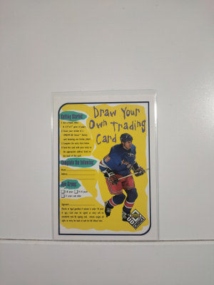 1998-99 UD Choice Draw Your Own Trading Card #DW1 W.Gretzky
