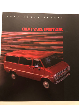 Myyntiesite - Chevrolet Vans/Sportvans - 1985