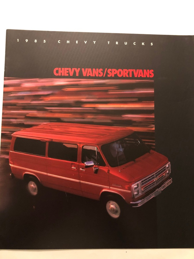 Myyntiesite - Chevrolet Vans/Sportvans  - 1985