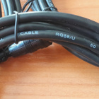 BNC Uros - BNC Naaras RG58/U Jatkokaapeli 2 m, 5 kpl Erä - pikkukuva 3