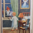 Jenny Nyström: Tonttu tuo tytölle lahjan ikkunasta, p. 1936 - pikkukuva 1