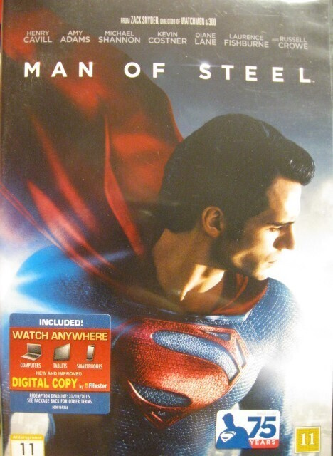 MAN OF STEEL DVD