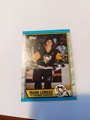 1989-90 Topps #1 Mario Lemieux
