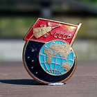 Neuvostoliittolainen (USSR) kosmos-aiheinen pinssi. Raskasme - pikkukuva 5