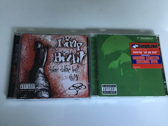 Limp Bizkit . Three dollar bill+results may vary CDx2 /dvd