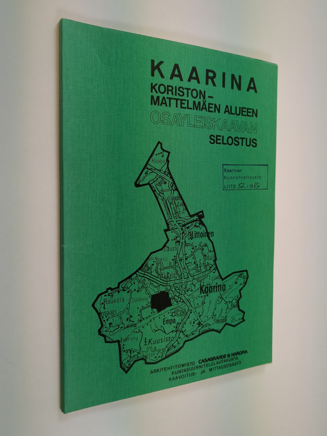 Kaarina Koriston-Mattelmäen alueen osayleiskaavan selostus