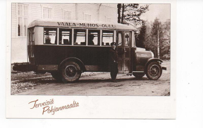 Terveisiä Pohjanmaalta: Vaala- Muhos- Oulu linja-auto