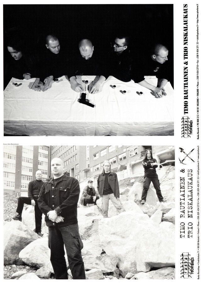 TIMO RAUTIAINEN & TRIO NISKALAUKAUS promokuvat 1999 ja 2000