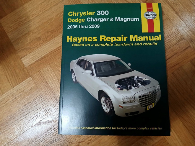 Chrysler 300 C, Charger korjausopas