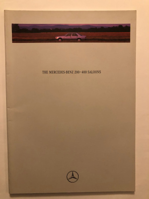 Myyntiesite Mercedes-Benz The 200 - 400 saloons - 10/1992