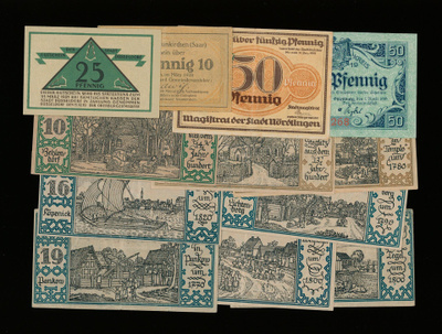 Saksa Notgeld 12 kpl, erä 40