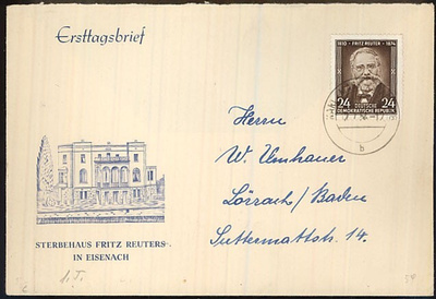 DDR Mi 430 FDC