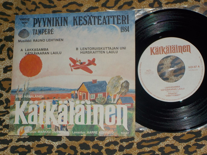 7" Orkesteri OSATTOMAT - Kätkäläinen -  single 1984 MINT-