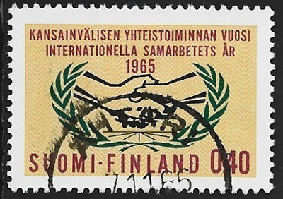 1965 Kansainväl. yhteistoim. vuosi alareuna LOISTO LaPe 596