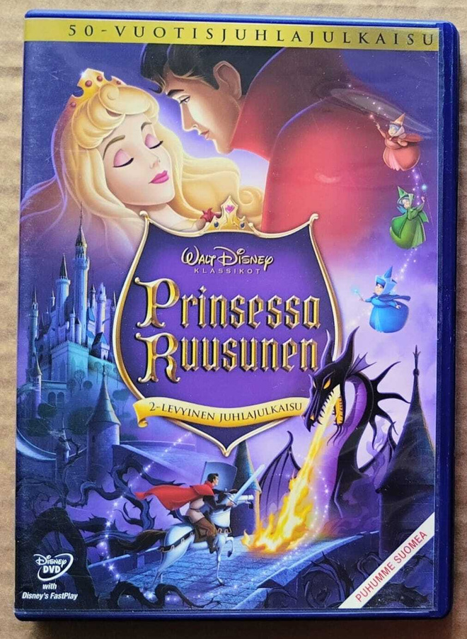 Disney’n PRINSESSA RUUSUNEN – Suomalainen 2-DVD 1959 / 2009