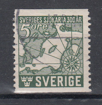 RUOTSI 1944 Merikartta