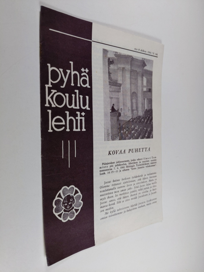 Pentti Taipale : Pyhäkoululehti 8/1964