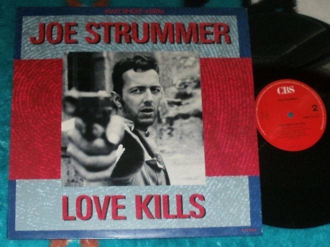 JOE STRUMMER Love Kills ~ 12" SINGLE The Clash
