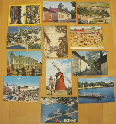 12x Vanhaa Postikorttia Tammisaari 1960-luku
