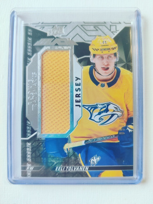 Eeli Tolvanen - 18-19 UD Black Rookie Trademarks Jersey /299