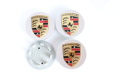 Porsche vannekeskiöt – Kulta-Hopea – 65mm (4kpl