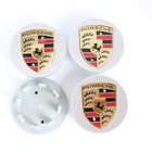 Porsche vannekeskiöt – Kulta-Hopea – 65mm (4kpl - pikkukuva 1