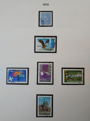 1970 Suomi postimerkki 6 kpl
