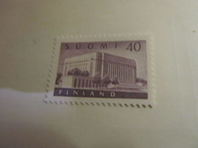 1956 yleismerkki eduskuntatalo , postituore