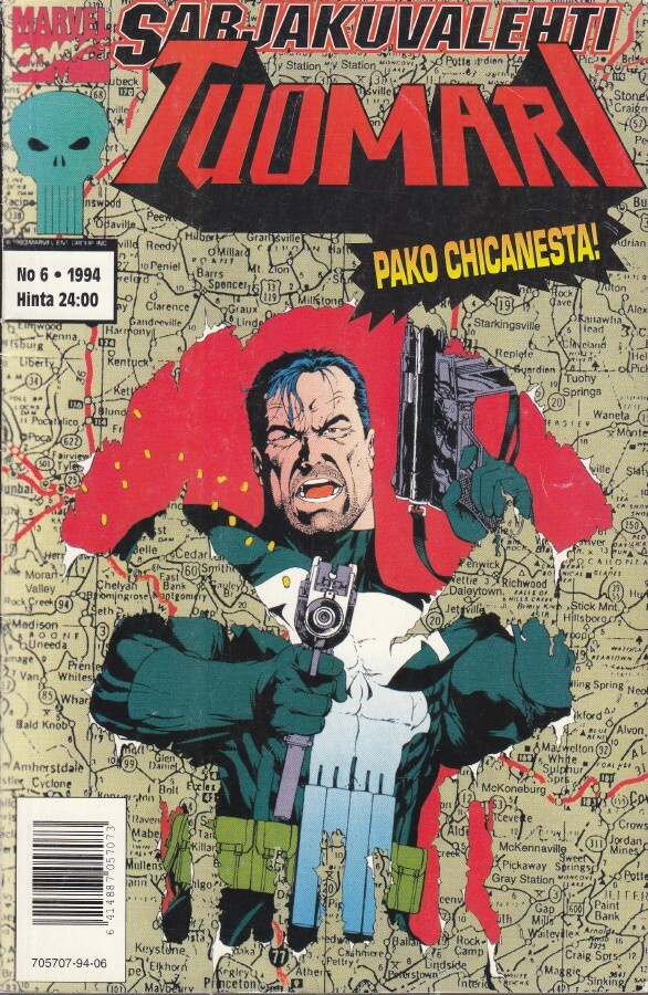 Sarjakuvalehti 6/1994 Tuomari: Psychoville U.S.A. 4-5/5
