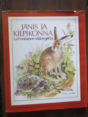 Jänis ja kilpikonna - La Fontainen eläinrunoja
