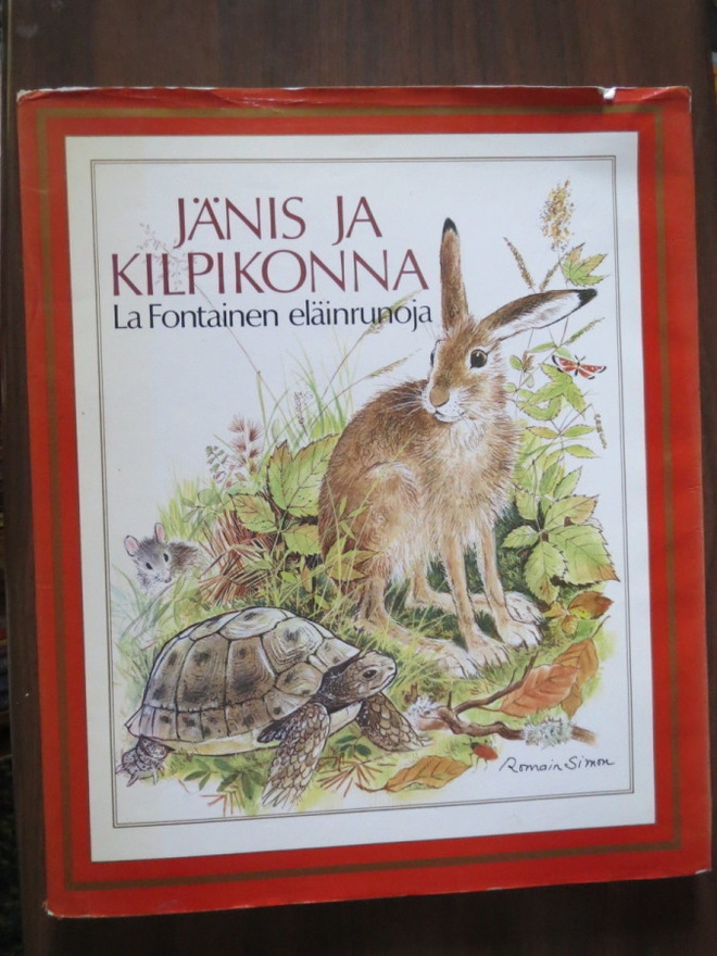 Jänis ja kilpikonna - La Fontainen eläinrunoja