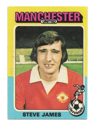 Purkkakuva Jalkapallo n:o 51 STEVE JAMES. MANCHESTER