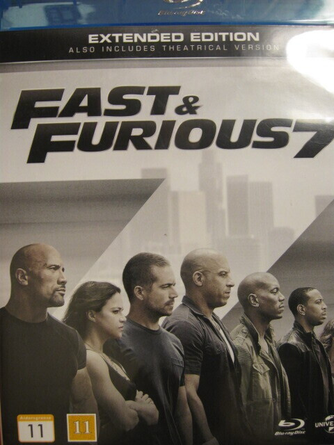 FAST & FURIOUS 7 BLU-RAY EXTENDED EDITION