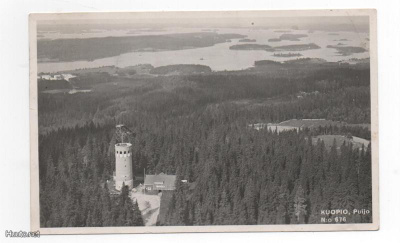 KUOPIO: ilmakuva Puijo (Veljekset Karhumäki N:o 676 mv)