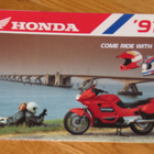 1991 Honda moottoripyörät esite - suom - KUIN UUSI - - pikkukuva 1