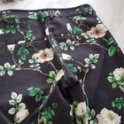 H&M mustat kukka -kuosilliset Housut / Stretch - koko 36 - pikkukuva 4