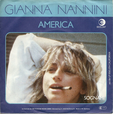 GIANNA NANNINI: America / Sognami 7"kk