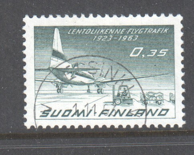 1963 lentoliikenne loistoleimaisena.