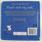 Fiona Watt : Thats not my owl... : it's beak is too shiny - pikkukuva 2