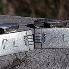 Hopeiset Kalvosinnapit Leimalla MV. 813H, N7. Hyväkuntoiset. - pikkukuva 5