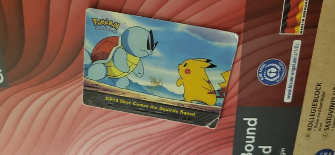 Here Comes the Squirtle Squad #EP12 Pokemon 2000 Topps card