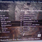 JUKKA KANKAINEN  ::  LUUKAS-PASSIO  ::  RARE  FIN-CD    2001 - pikkukuva 2