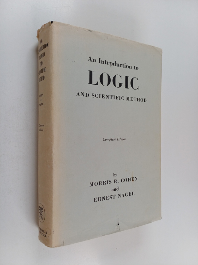 Morris R. Cohen : An introduction to logic and scientific...