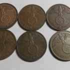 Saksa/third reich 2 pfenning 1939/ 6 erilaista - pikkukuva 2