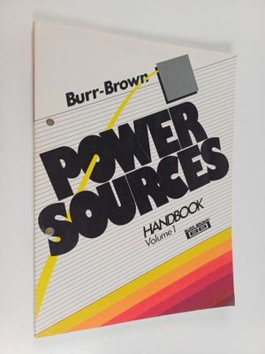 Burr-brown power sources handbook, volume 1