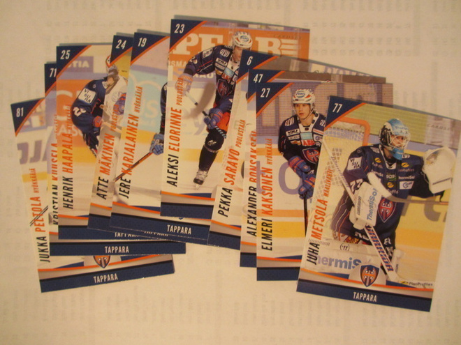 Cardset 2015-16 Tappara 145-156 teamset