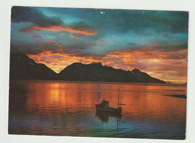 ** AUNE kort : Midnight at LYNGEN (R)