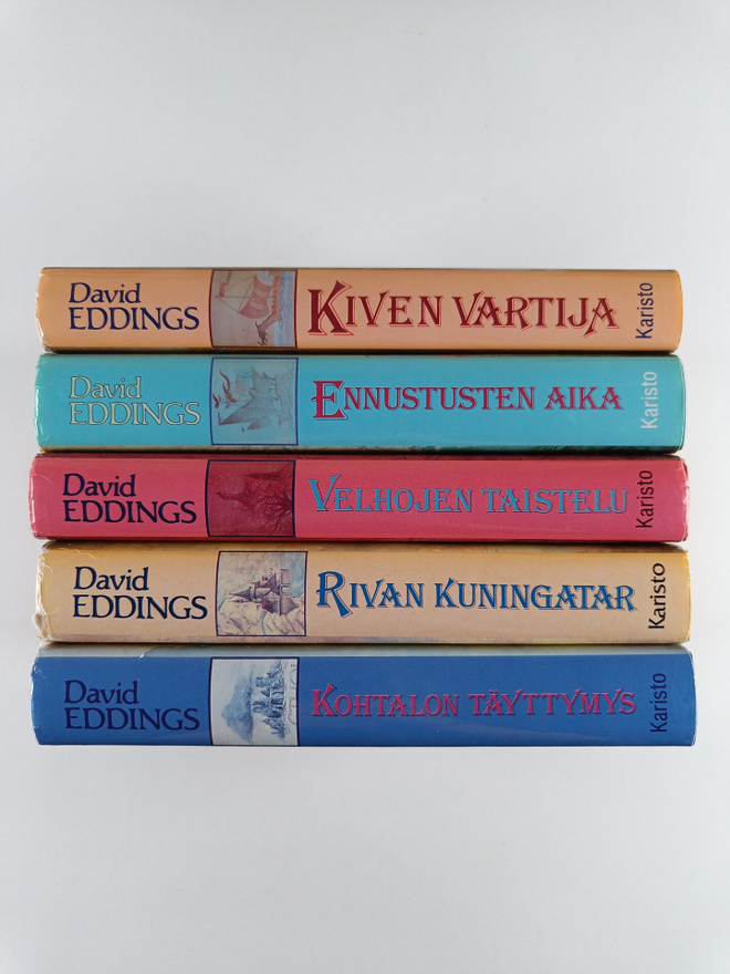 David Eddings : Belgarionin taru 1-5 ; Kiven vartija ; Ve...
